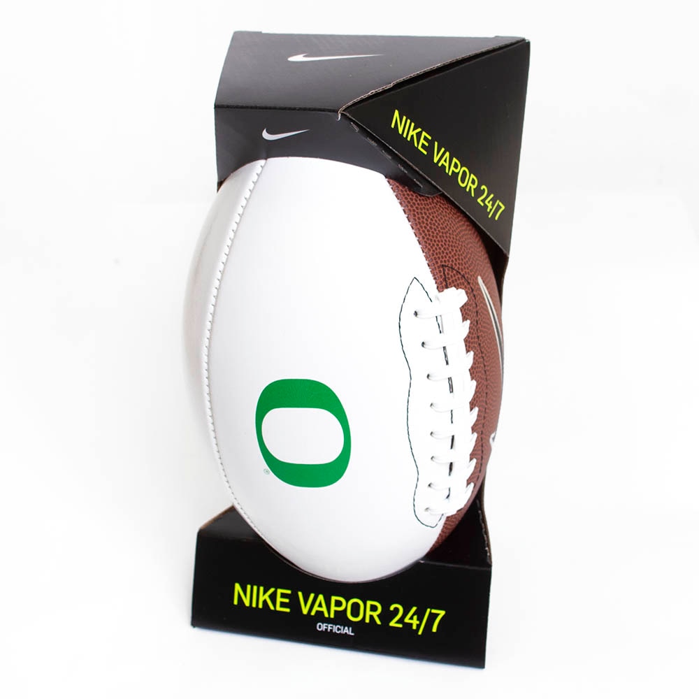 Classic Oregon O, Nike, Brown, Balls, Sports, Football, Autograph Ball, Vapor Elite, Official Size, 16819